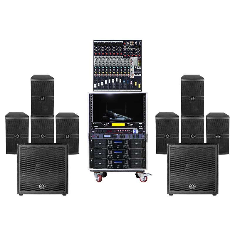 Dàn âm thanh PUB-LOUNGE PL02 (Wharfedale Anglo X12A, Delta-15B, JK Audio H4800, K800, Soundcraft EFX8, DriveRack PA, Kiwi S803A, Rack 12U)