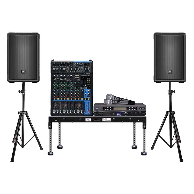 Dàn Âm Thanh Sân Khấu Biểu Diễn SK33 (Loa JBL IRX 112BT, Yamaha MG12 XU, X6000plus, Mic B5 Pro, Chân loa sân khấu)