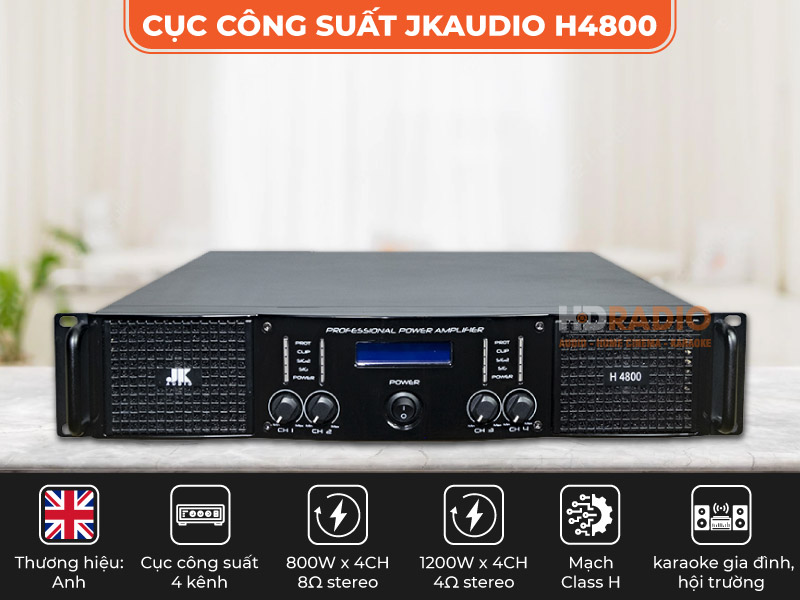 Cục công suất JKAudio H4800