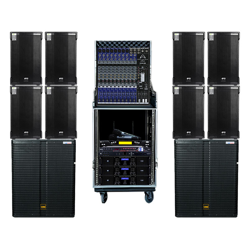 Dàn âm thanh sân khấu biểu diễn PUB-LOUNGE SK45 (KIWI LK12, JKAudio H4800, CAVS SK718, Wharfedale SL824USB, JKAudio K800, JKaudio X6000 Plus, Tủ Jack 16U, KIWI S803A)
