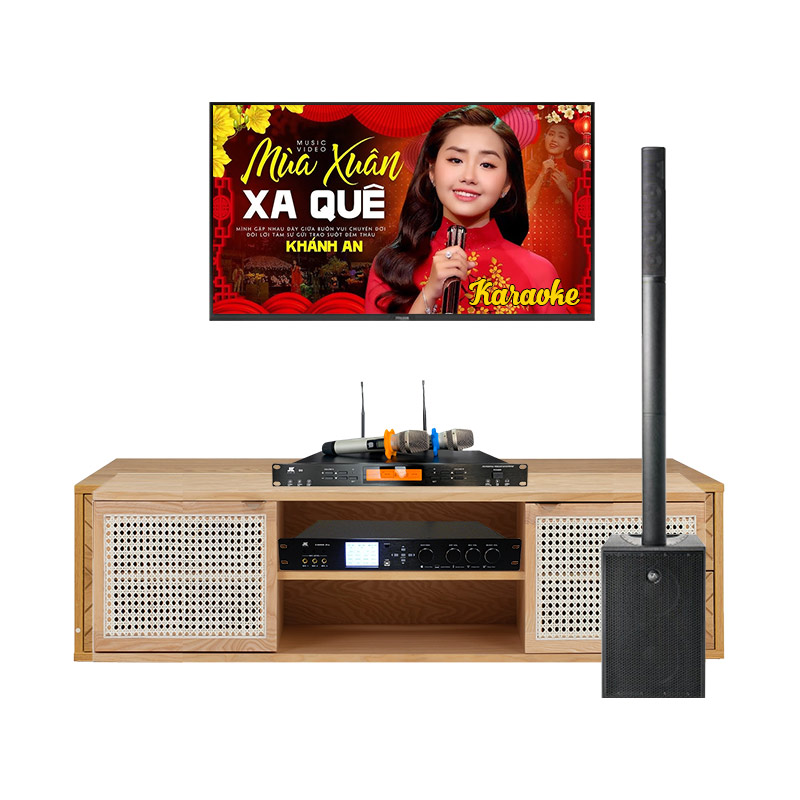 Dàn karaoke Column SK58 (Das Altea Duo-20A, JKaudio X9000 Pro, JKaudio B9)