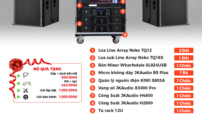 Dàn âm thanh sân khấu biểu diễn SK49