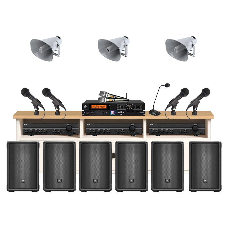 Dàn âm thanh hội trường sân khấu, thông báo SKTT01 (JBL IRX 112BT, TOA SC630M, A2060H, DM1100, EM380AS, JKaudio X6000 Plus, B3 Pro)