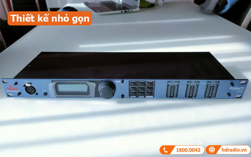 DriveRack DBX PX thiết kế nhỏ gọn 