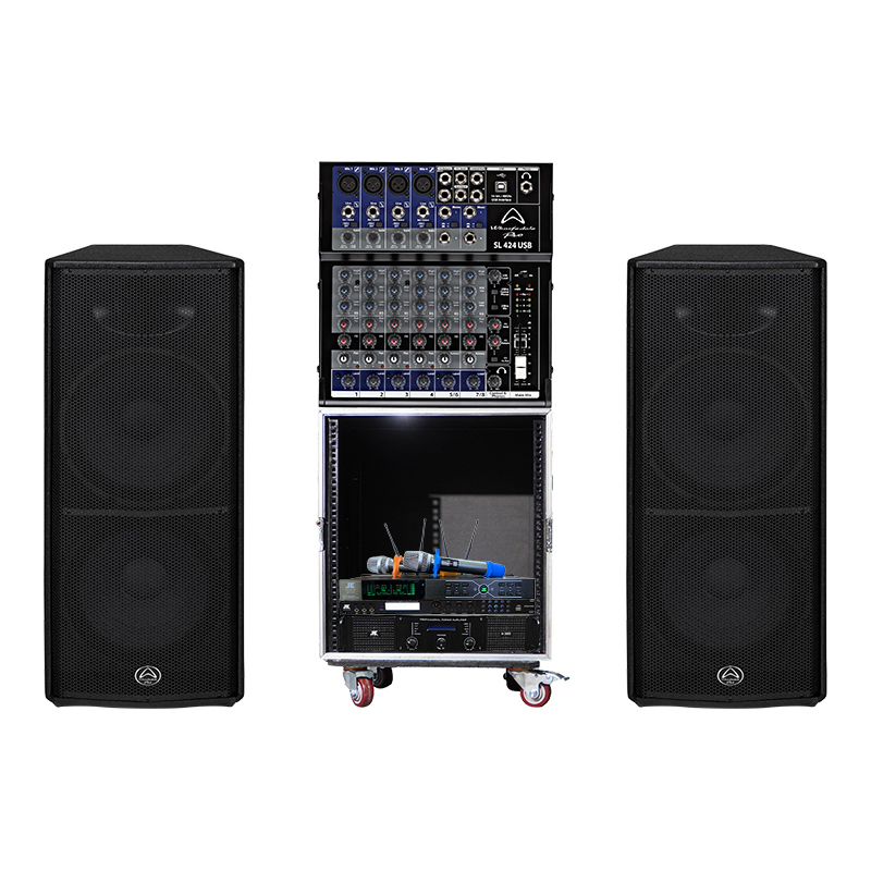 Dàn âm thanh sân khấu hội trường SKHT01 (Wharfedale Impact X215, Wharfedale SL424USB, Tủ Rack 10U, JKAudio B3 Plus, JKAudio X3000 Pro, JKAudio H2800)