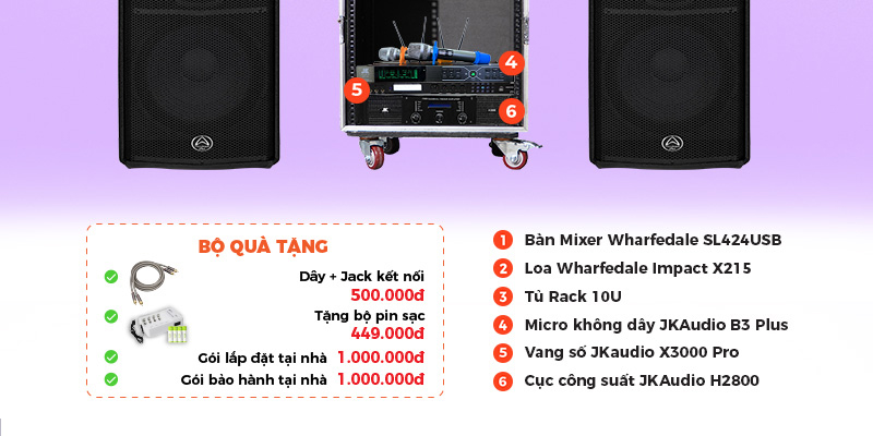 Dàn âm thanh sân khấu hội trường SKHT01