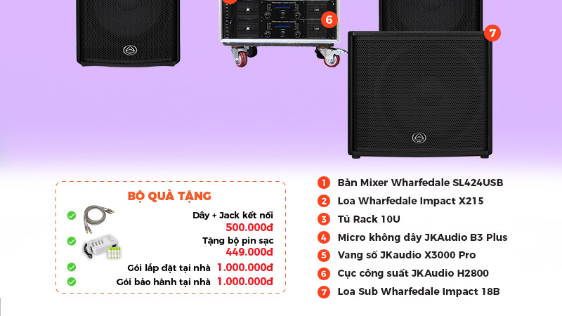 Dàn âm thanh sân khấu hội trường SKHT02