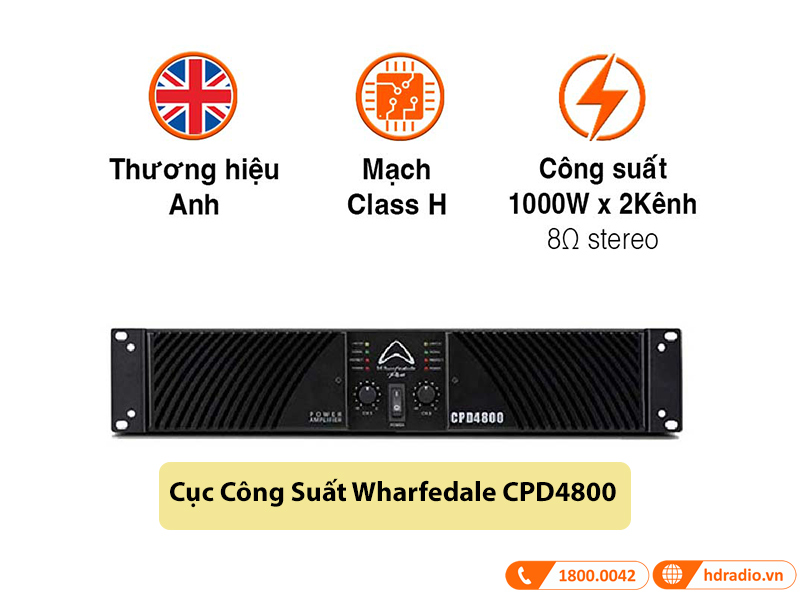Cục Công Suất Wharfedale CPD4800