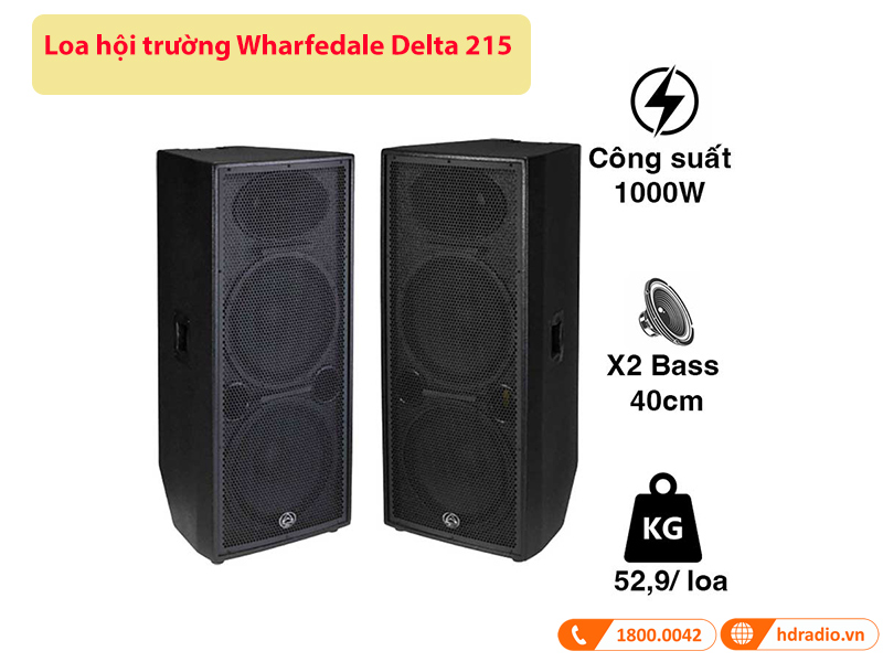 Loa Hội Trường Wharfedale Delta 215
