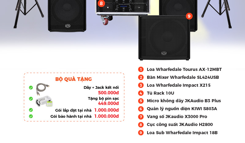 Dàn âm thanh sân khấu hội trường SKHT05