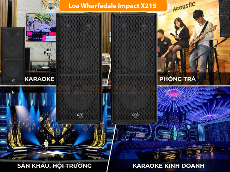 Loa Hội Trường Wharfedale Impact X215