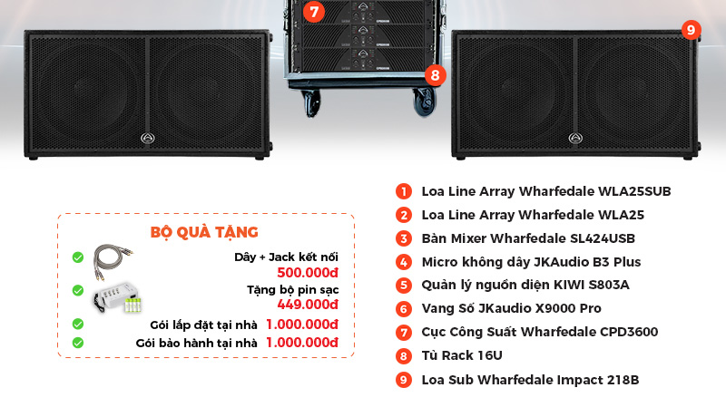 Dàn âm thanh sân khấu hội trường SKHT07