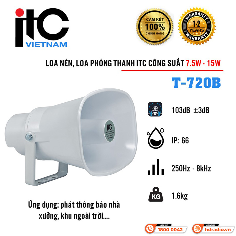 Âm thanh Loa nén ITC T-720B