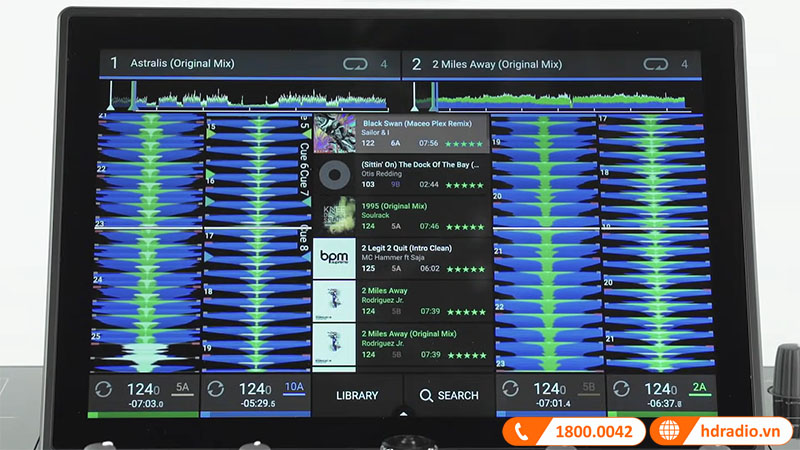 Màn hình cảm ứng 10.1 inch sống động