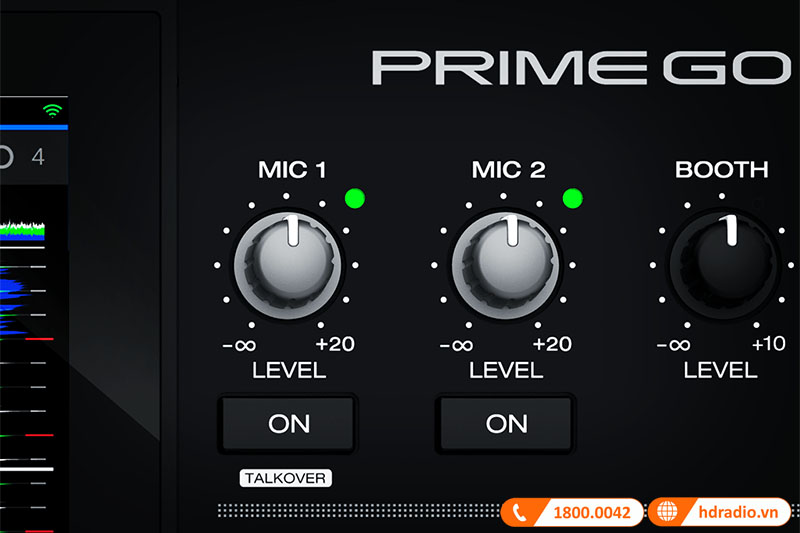 Tích hợp 2 kênh micro độc lập