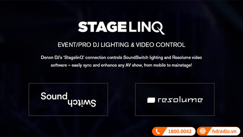 Điều khiển ánh sáng sự kiện với StagelinQ 