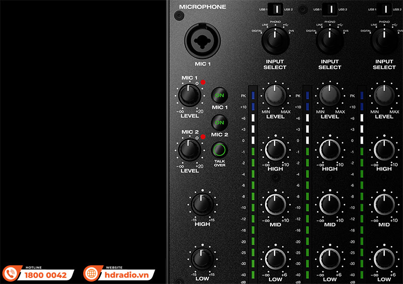 Bàn DJ Denon mixer x1850 prime