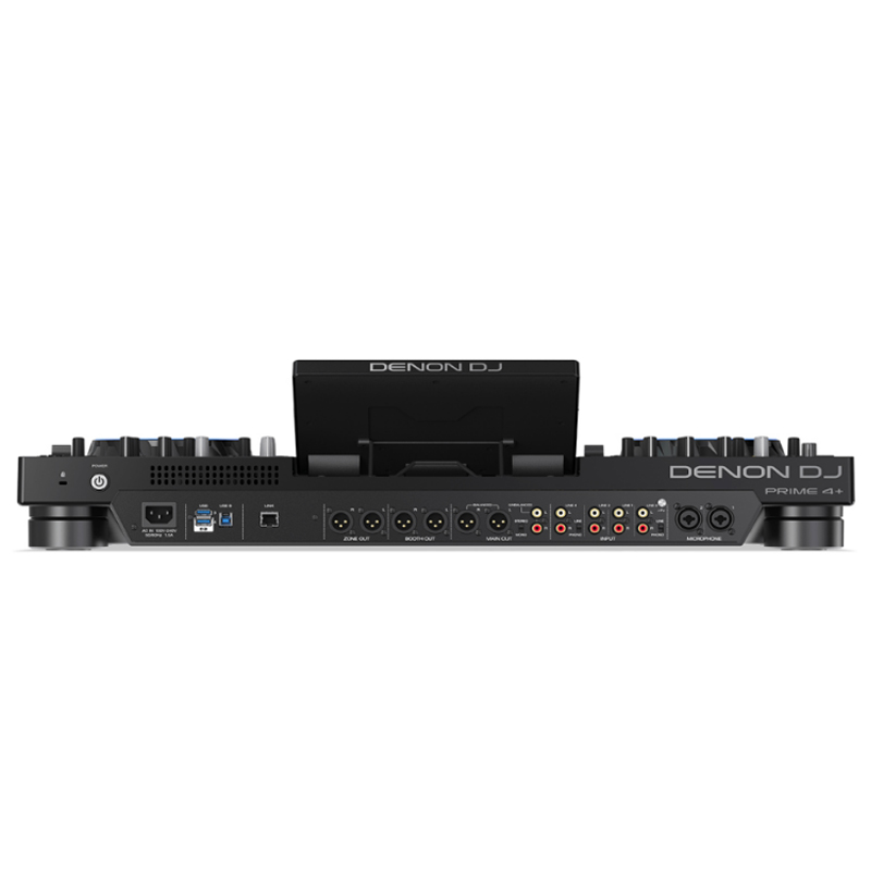 Bàn DJ Denon Prime 4+ (Plus) USB độc lập, Serato DJ, Virtual DJ, màn cảm ứng, 9.6kg, trắng, đen, Mới-5