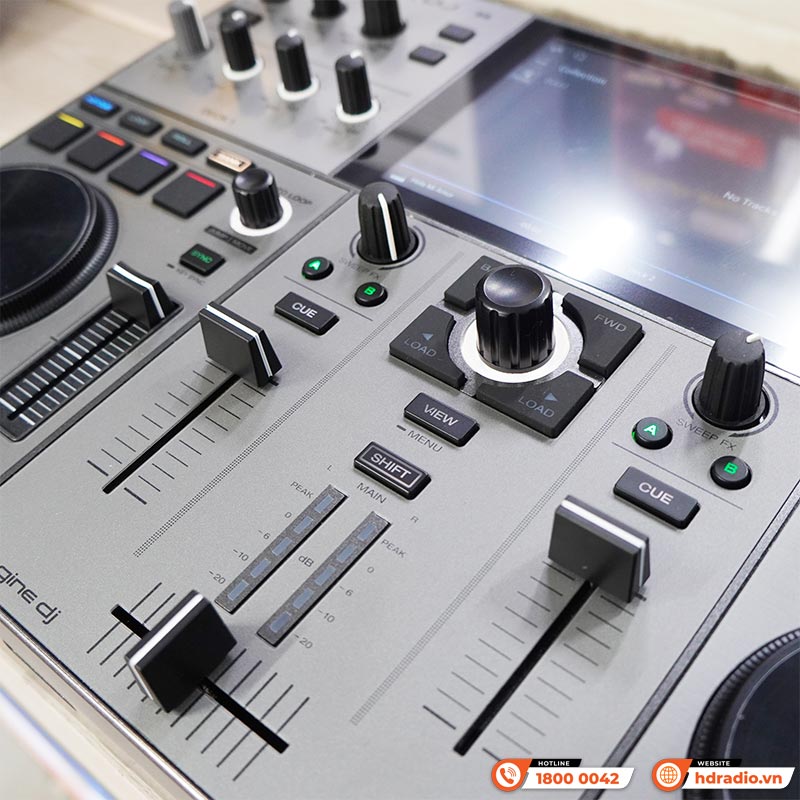 Bàn DJ Denon Prime Go+ (plus) pin 5h, USB độc lập, Engine DJ, Serato, Virtual DJ, Wifi, 3.68kg, Mới-6
