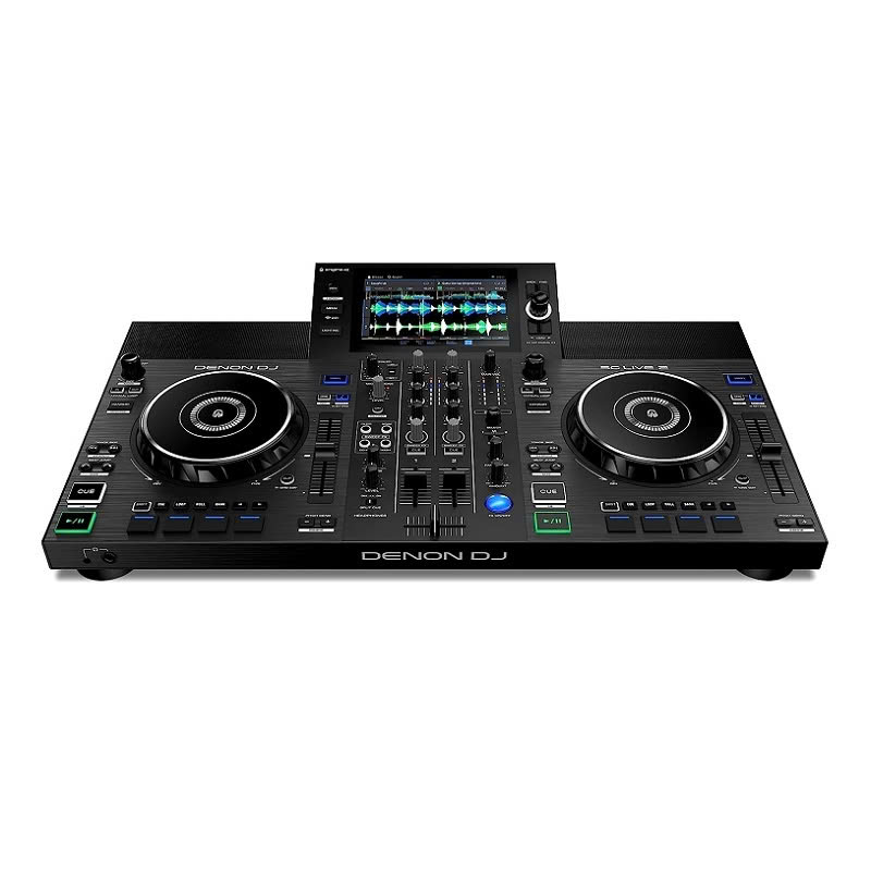 Bàn DJ Denon SC Live 2, có loa, USB độc lập, WiFi, 2 kênh, thẻ SD, Serato DJ, 4.6kg, Mới