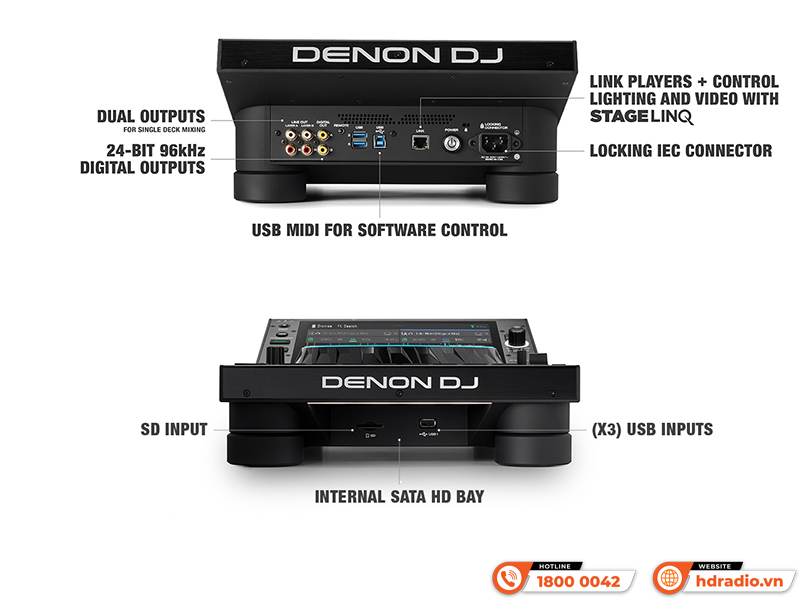 Bàn DJ Denon sc6000 prime