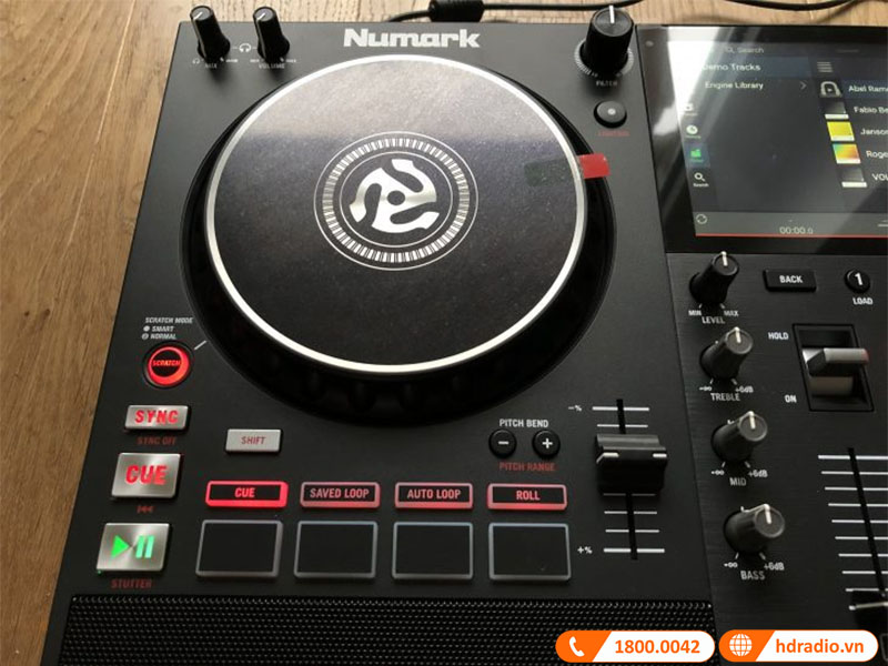 đĩa jog wheel 6 inch và 4 miếng pad