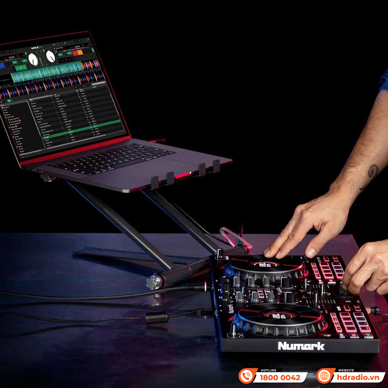 2 mâm xoay Bàn DJ Numark Mixtrack Platinum FX