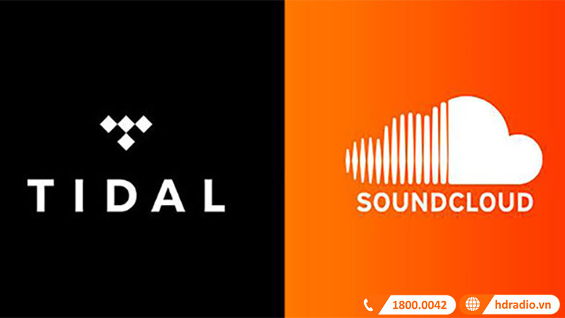 phát nhạc qua Tidal và SoundCloud