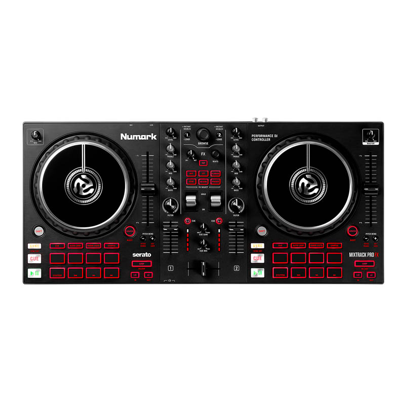 Bàn DJ Numark Mixtrack Pro FX, Kết nối máy tính, 2 kênh, Serato DJ, 2.4kg, Mới