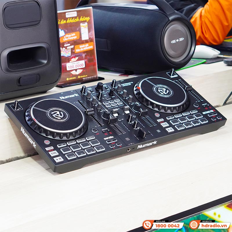 Bàn DJ Numark Mixtrack Pro FX, Kết nối máy tính, 2 kênh, Serato DJ, 2.4kg, Mới-2