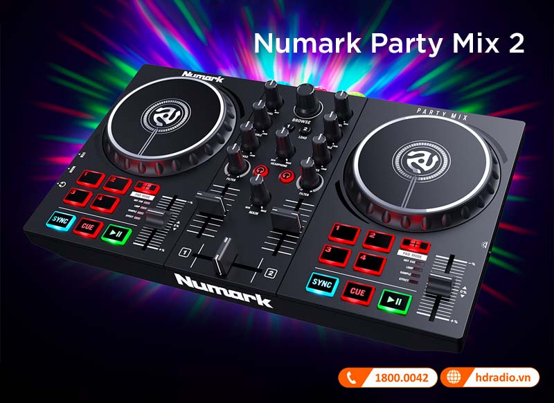 Bàn DJ Numark Party Mix 2