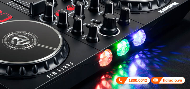 Bàn DJ Numark Party Mix 2 LED Party Balls