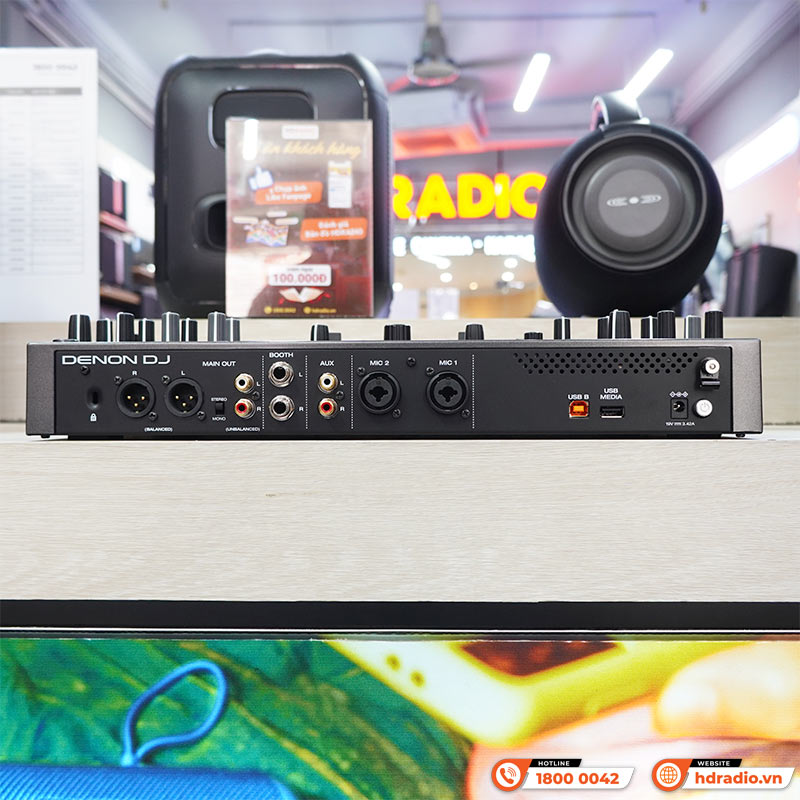 Bàn DJ Numark Party Mix Live, Kết nối điện thoại, máy tính, có loa đèn, Serato, Virtual DJ, 1.22kg, Mới-9