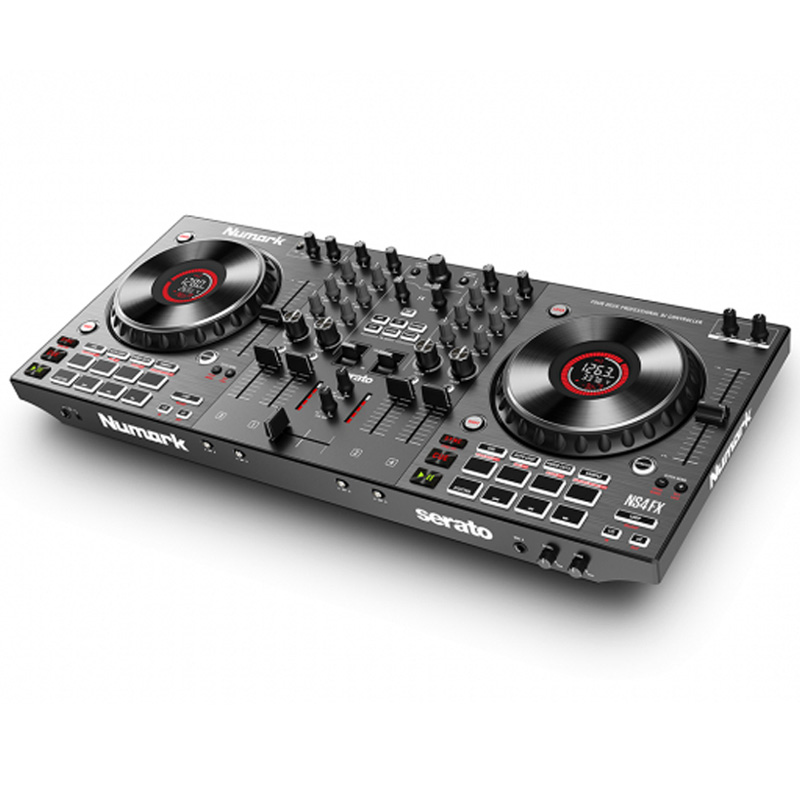 Bàn DJ Numark NS4FX, 4 kênh, Serato DJ Pro, XLR, RCA-3