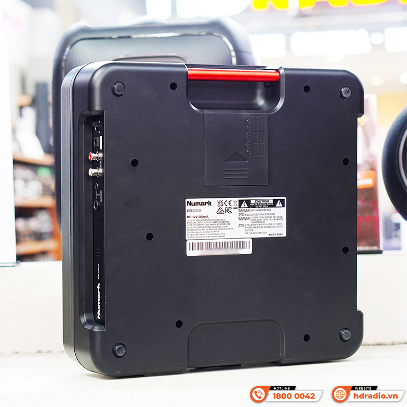 Bàn DJ Numark PT01 Scratch, đọc đĩa than, có pin, mới-9