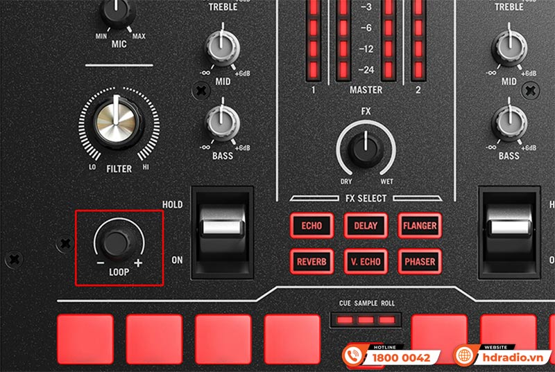 Bàn DJ Numark Scratch