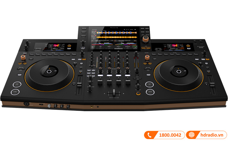 Bàn DJ Pioneer Opus-Quad, 4 kênh Tuỳ Chỉnh Màu, Màn Cảm Ứng, Rekordbox, Serato DJ-1