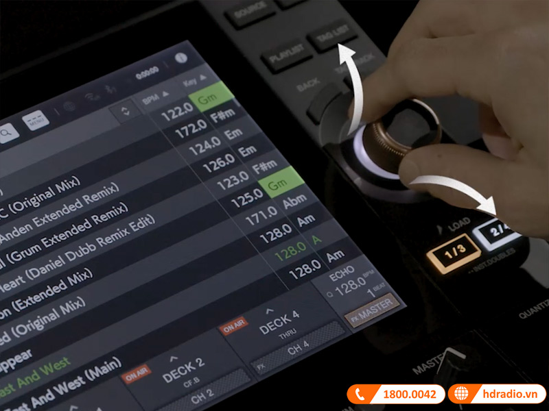 Bàn DJ Pioneer OPUS-QUAD