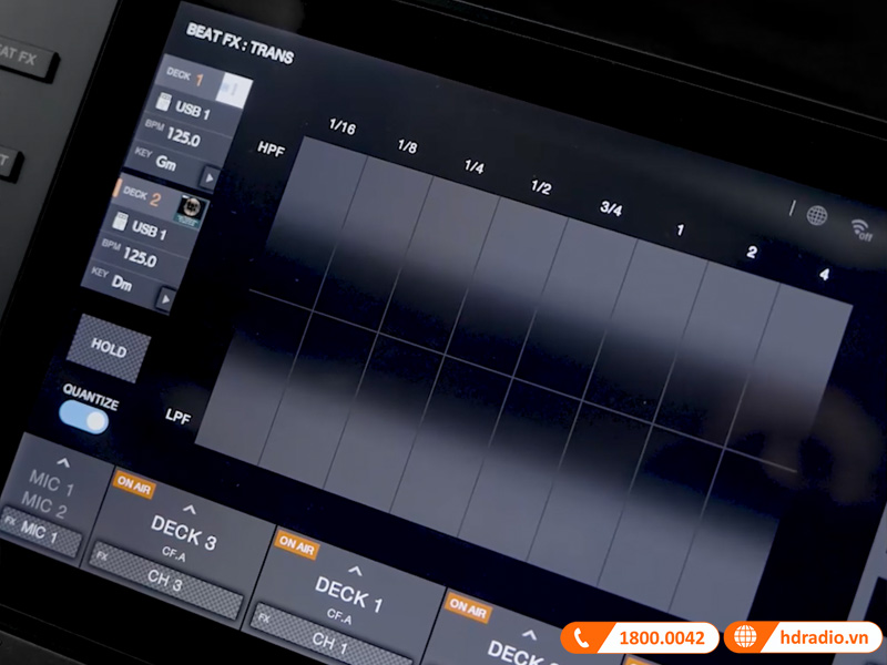 Bàn DJ Pioneer OPUS-QUAD