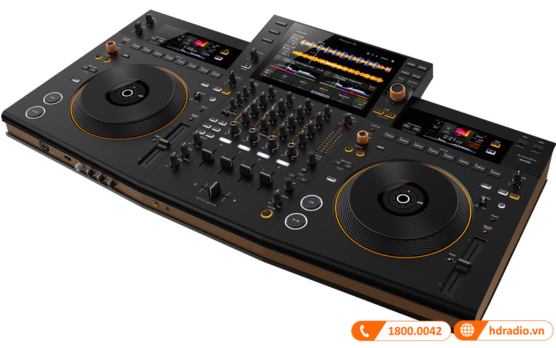 Bàn DJ Pioneer Opus-Quad, 4 kênh Tuỳ Chỉnh Màu, Màn Cảm Ứng, Rekordbox, Serato DJ-3