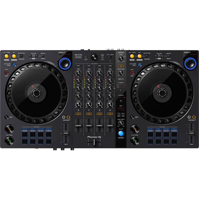 Bàn DJ Pioneer DDJ-FLX6-GT, Kết nối máy tính, Rekordbox, Serato DJ, 4 kênh
