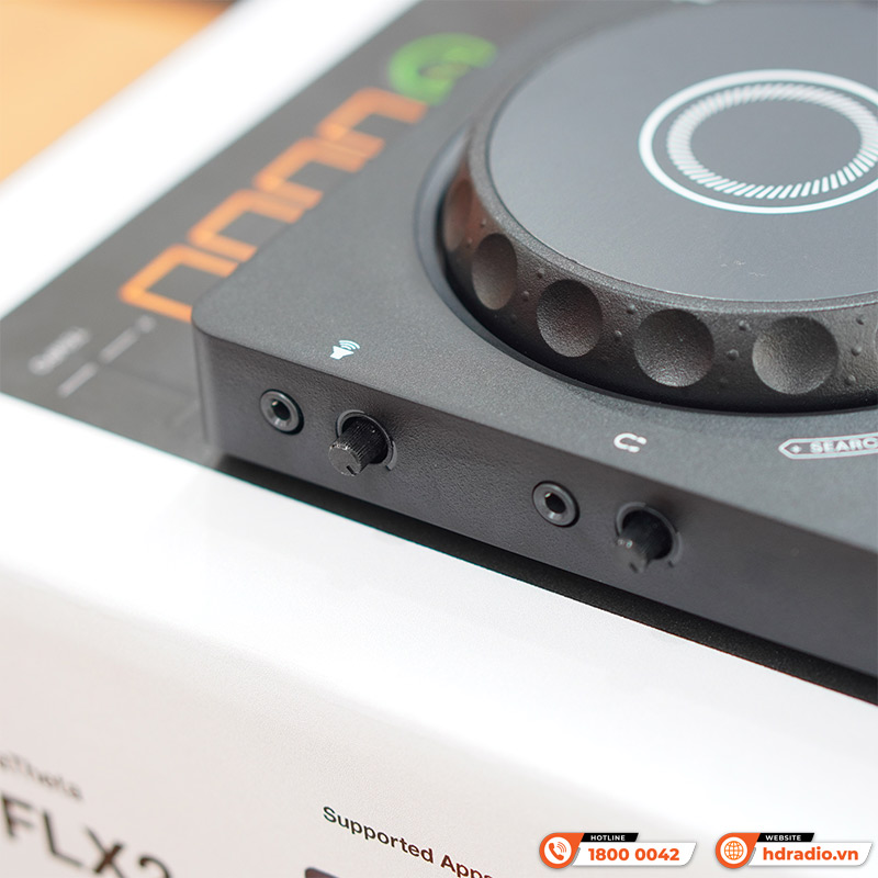 Bàn DJ AlphaTheta DDJ-FLX2, 2 Kênh, Kết Nối Điện Thoại, Máy Tính, Bluetooth, Trọng Lượng Chỉ 1.2kg-8