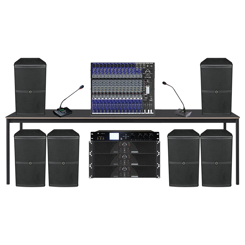 Dàn âm thanh phòng họp Wharfedale HT03 (Wharfedale WH10 NEO, CPD3600, SL1224USB, JKaudio X9000 Pro, Takstar GN-45)