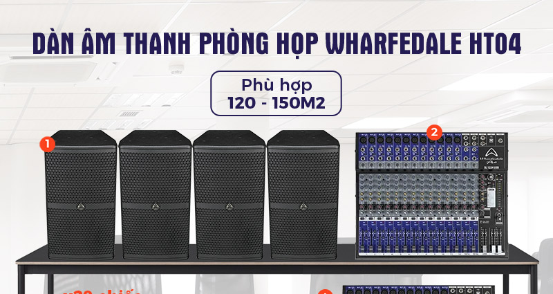 Dàn âm thanh phòng họp Wharfedale HT04