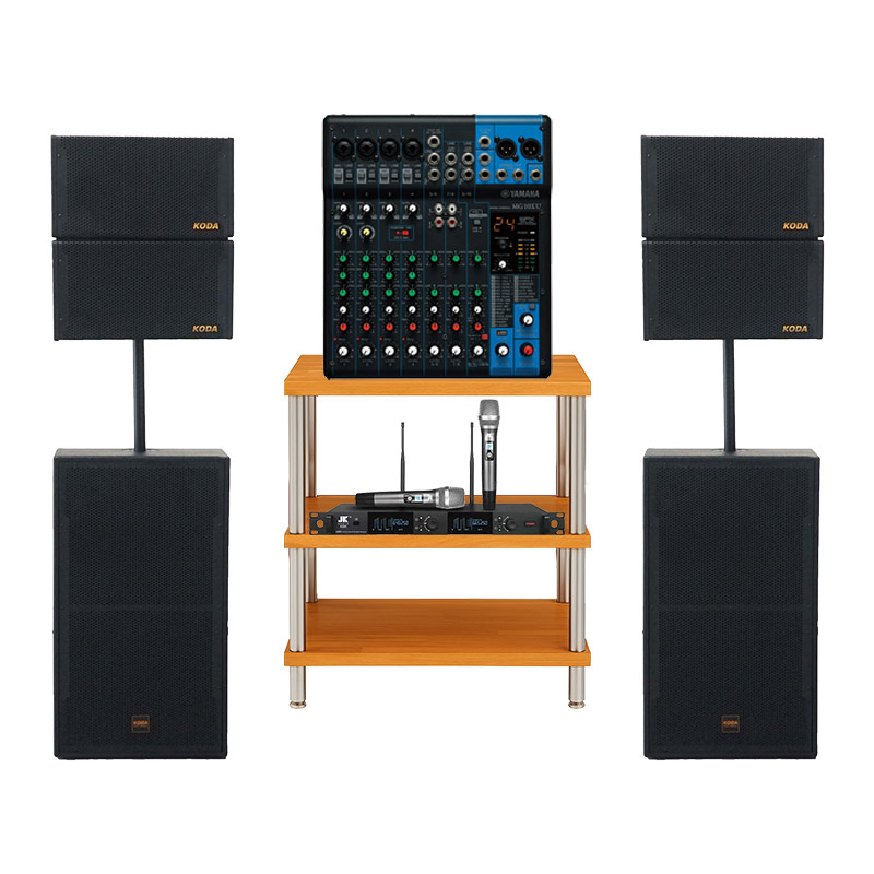 Dàn âm thanh hội trường SK64 (Koda KDP2510/KDP2515, Yamaha MG10XU, JKAudio K300)