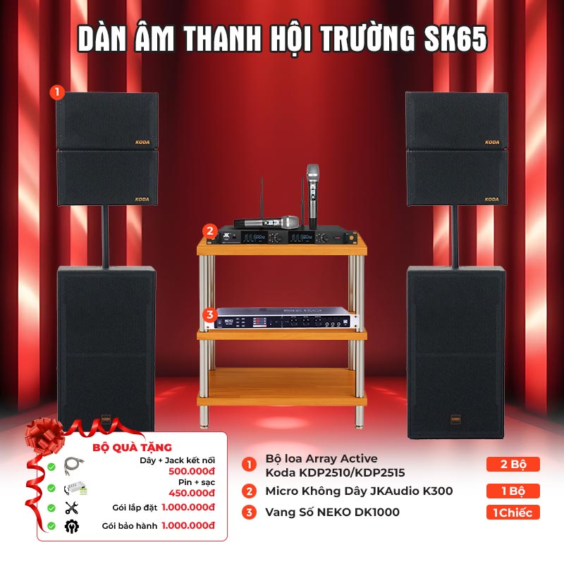 Dàn âm thanh hội trường SK65