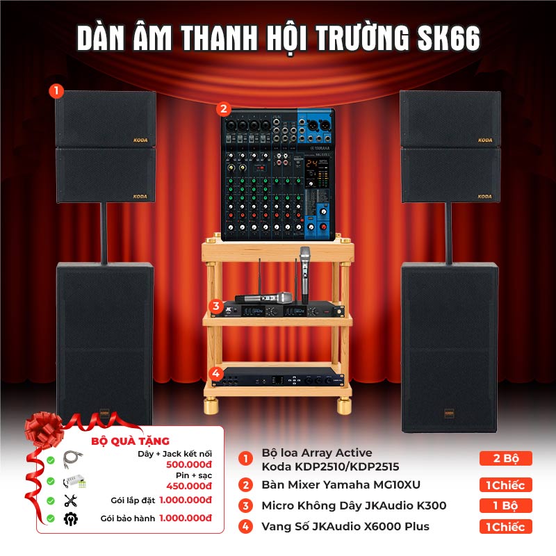 Dàn âm thanh hội trường SK66