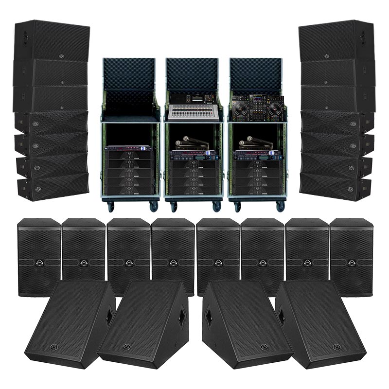 Dàn âm thanh quán bar Wharfedale HT02 (Wharfedale WLA28, WLA218B, WLA15B, Anglo E12, Delta-X15M, CPD3600, CPD4800, VERSADIVE SC-48, Yamaha TF3, PIONEER XDJ-XZ, Shure BLX288A/SM58, Kiwi S803A)