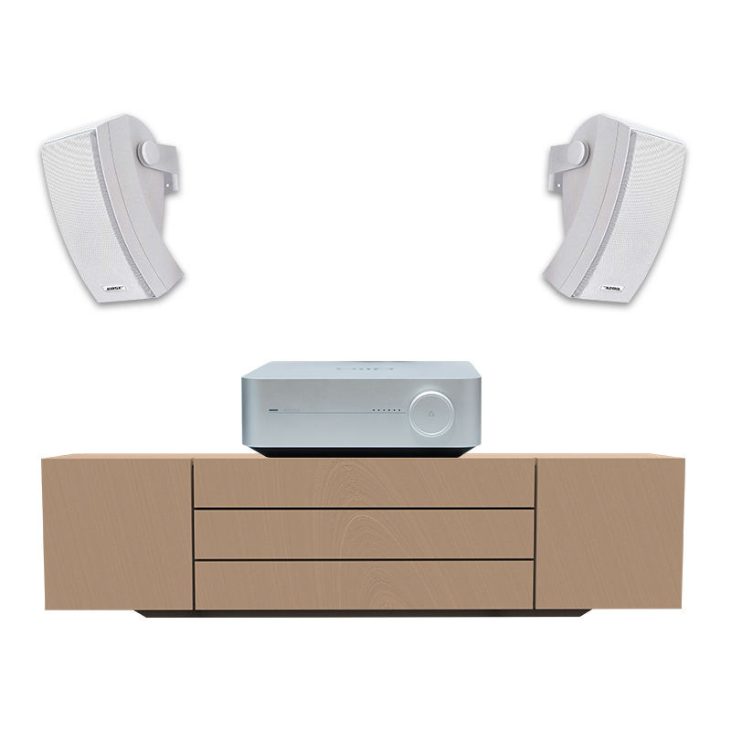 Dàn âm thanh quán Cafe CF14 (Bose 251, Wiim Amp)