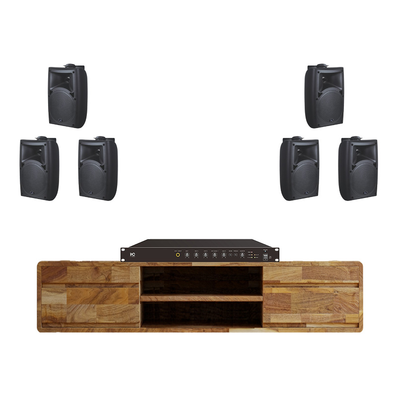 Hệ thống âm thanh quán Cafe CFO05 ngoài trời (ITC T-776S, ITC T-500D)